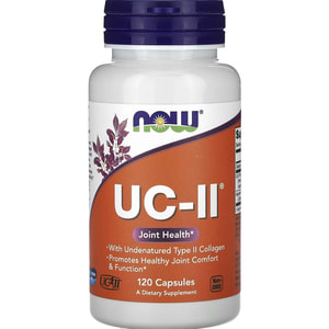 Коллаген типа IІ NOW (Нау) UC-II Type II Collagen для здоровья суставов, неденатурированный капсулы флакон 120 шт