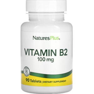 Вітамін B2 Рибофлавін NATURES PLUS (Натурес плюс) Vitamin B2 таблетки флакон 90 шт