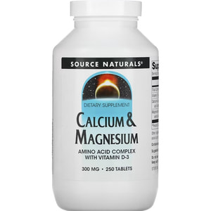 Кальцій і магній SOURCE NATURALS (Сорс Нейчералс) Calcium & Magnesium 300 мг таблетки флакон 250 шт