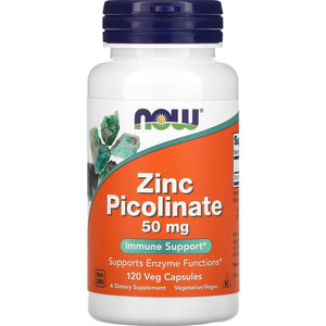 Цинку піколінат 50 мг NOW (Нау) Zinc Picolinate капсули 120 шт