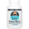 Аминокислотный комплекс для сна SOURCE NATURALS (Сорс Нейчералс) Super Amino Night капсулы 120 шт