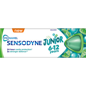 Зубная паста детская SENSODYNE (Сенсодин) Pronamel (Пронамель) Джуниор от 6 до 12 лет вкус мятной жвачки 50 мл