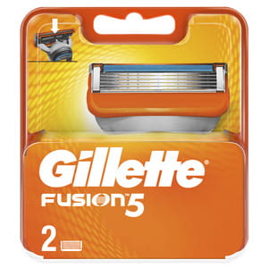 Кассеты сменные для бритья GILLETTE Fusion 5 (Жиллет Фьюжин) 2 шт