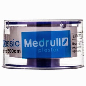 Пластырь Medrull Classic (Медрулл Классик) медицинский катушечный размер 2 х 500 см 1 шт