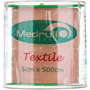 Пластырь Medrull Textile (Медрулл Текстиль) медицинский катушечный размер 5 х 500 см 1 шт