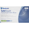 Рукавички оглядові нітрилові нестерильні неприпудрені SafeTouch Advanced Slim Blue текстуровані розмір L Medicom 1 пара