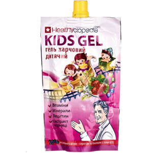 Гель пищевой  с комплексом витаминов и минералов для детей  Healthyclopedia Kids Gel 120 мл