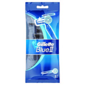 Бритва для бритья GILLETTE (Жиллет) Blue 2 (Блу 2) одноразовая 5 шт