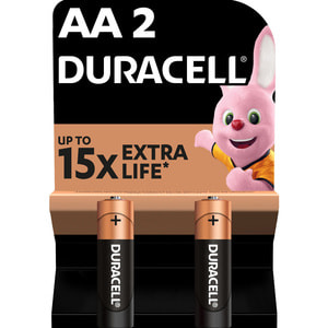 Батарейки DURACELL (Дюрасель) Basic (Базік) AA алкалінові 1,5V LR6 2 шт