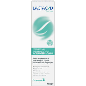 Средство для интимной гигиены Lactacyd (Лактацид) Фарма Антибактериальный флакон с дозатором 250 мл