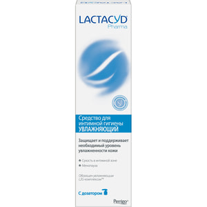 Засіб для інтимної гігієни Lactacyd (Лактацид) Фарма Зволожуючий флакон з дозатором 250 мл