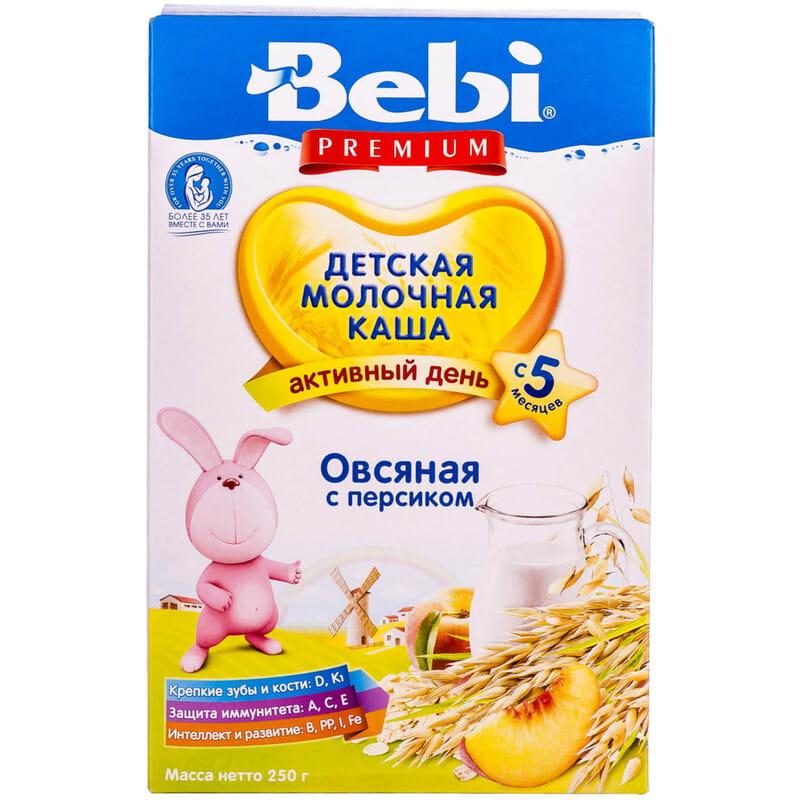 Детская каша bebi premium безмолочная гречневая