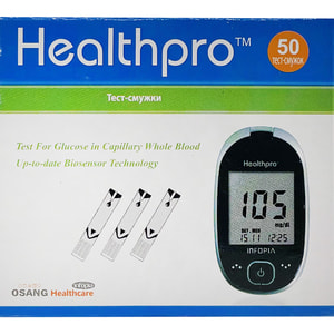 Тест полоски для глюкометра Healthpro (ХелсПро) 50 шт