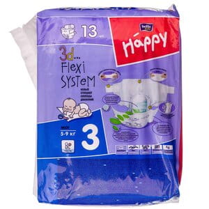 Підгузники для дітей BELLA (Бела)  Happy Baby Midi 3 (Хепі Бебі міді) від 5 до 9 кг 13 шт
