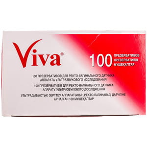 Презервативи латексні VIVA (Віва) для УЗД 100 шт