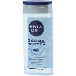Гель для душу NIVEA (Нивея) з мікрочастинками Енергія чистоти для чоловіків 250 мл