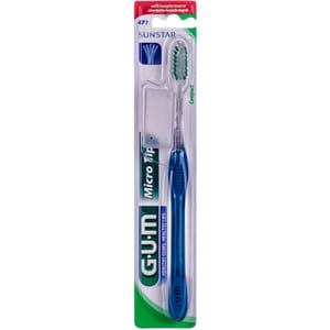 Зубная щетка GUM (Гам) Microtip компактная, мягкая