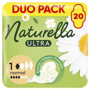 Прокладки гигиенические женские NATURELLA (Натурелла) Ultra Normal Duo (Ультра нормал дуо) 20 шт