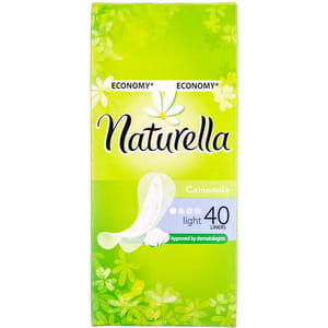 Прокладки ежедневные женские NATURELLA (Натурелла) Light Camomile ромашка 40 шт