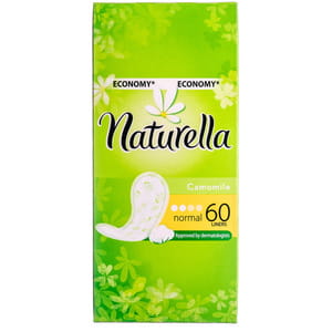 Прокладки ежедневные женские NATURELLA (Натурелла) Normal Camomile (Нормал) с ароматом ромашки 60 шт