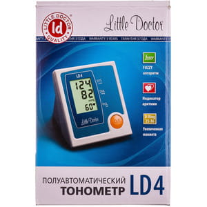 Измеритель (тонометр) артериального давления цифровой LITTLE DOCTOR (Литл Доктор) модель LD-4 полуавтомат