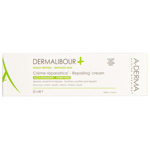 Крем для обличчя та тіла A-DERMA (А-Дерма) Дермалибур+ дзаживляючий антибактеріальний для пошкодженної шкіри 50 мл
