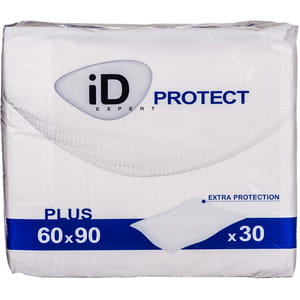 Пелюшки гігієнічні ID Protect plus (Айді протект плюс) розмір 60см x 90см 30 шт