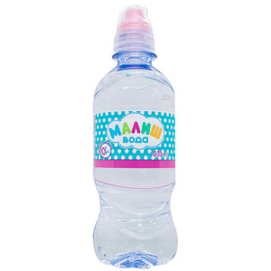 Вода бутылированная Малыш для приготовления детского питания и питья 0,33л спорт-лок NEW