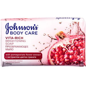 Мило JOHNSON'S Body Care (Джонсон) Vita Rich перетворююче з екстрактом квітки граната 125 г