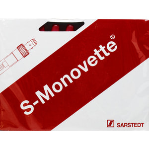 Пристій вакуумний з поршнем для дослідження проб крові S- Monovett (С - Моноветт) 2.7 мл КЗ ЕДТА 50 шт артикул 05.1167