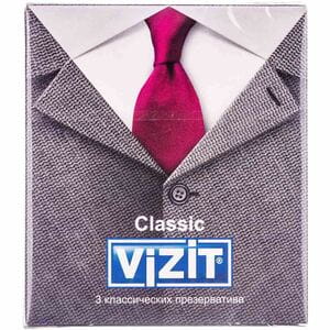 Презервативы латексные VIZIT (Визит) Classic (Классические) 3 шт