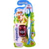 Зубна щітка AQUARELLE KIDS (Акварель Кідс) дитяча кольорова з машинкою