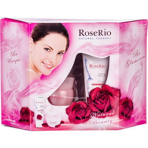 Набор ROSE RIO (Роза Рио) крем для лица + крем для рук с экстрактом болгарской розы