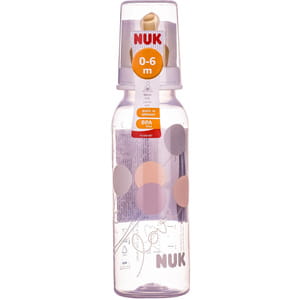Бутылочка для кормления NUK (Нук) с воздушным клапаном и латексной соской размер 1 240 мл