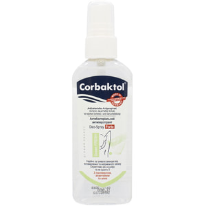 Антиперспирант антибактеріальний CORBAKTOL (Корбактол) Green Fresh Deo-Spray (Грин фреш део-спрей) 80 мл