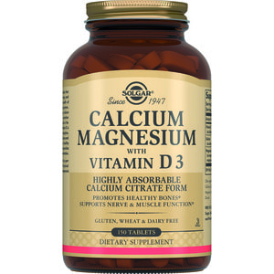 Кальций Магний с витамином Д3 SOLGAR (Солгар) таблетки флакон 150 шт