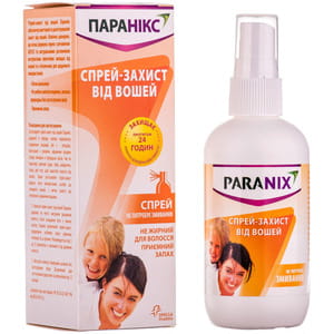 Спрей-защита для волос Параникс профилактический от вшей флакон 100 мл