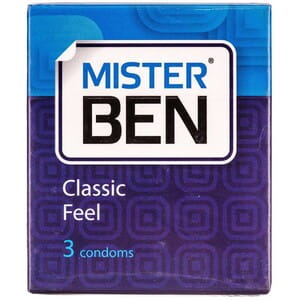 Презервативи MISTER BEN (Містер Бін) Classic Feel (Класичні почуття) 3 шт