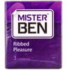 Презервативы MISTER BEN (Мистер Бин) Ribbed Pleasure (Ребристые) 3 шт