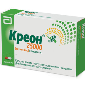 Креон 25000 капс. тв. 300мг №20