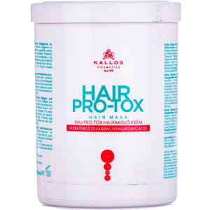 Крем-маска для волос KALLOS Hair Pro-tox (Каллос Хэир Про-токс) с кератином,коллагеном и гиалуроновой кислотой 1000 мл