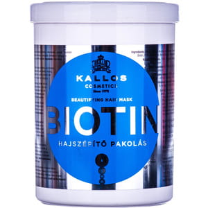Маска KALLOS (Каллос) для волос с биотином для улучшения роста волос 1000мл