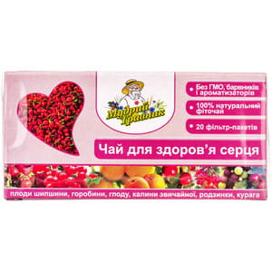 Фиточай Мудрый Травник Для здоровья сердца в фильтр-пакетах по 1,2 г 20 шт