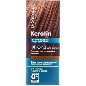 Флюид для волос Dr.Sante Keratin (Доктор сантэ кератин) средство для посеченных кончиков 50 мл