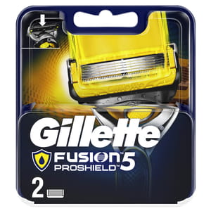 Кассеты сменные для бритья GILLETTE Fusion (Жиллет Фьюжин) ProShield (Прошилд) 2 шт