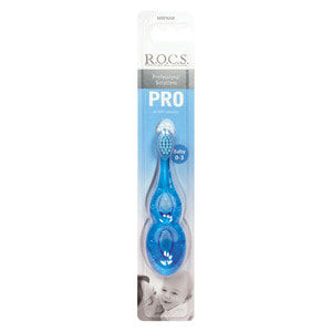 Зубна щітка R.O.C.S. (Рокс) Pro Baby (Про Бейбі) для дітей з 0 до 3-х років екстрам'яка 1 шт NEW