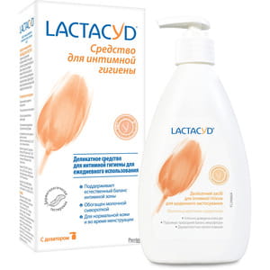 Средство для интимной гигиены Lactacyd (Лактацид) для ежедневного применения с дозатором 400 мл