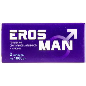 Эрос Мен ENJEE (Энжи) капсулы для повышения потенции у мужчин по 1000 мг блистер 2 шт