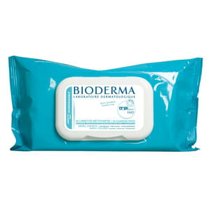 Салфетки для тела BIODERMA (Биодерма) АВСDerm H2O (АБСдерм) детские влажные очищающие 60 шт