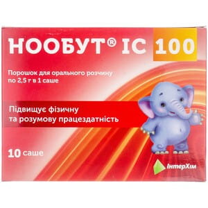Нообут IC 100 пор. д/орал. р-ну 100 мг/дозу саше 2,5г №10